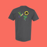 T-shirt Colibri noir délavé