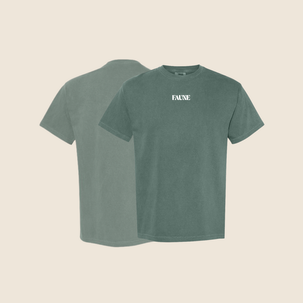 T-shirt Création Faune vert forêt