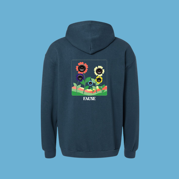 Hoodie Faune bleu