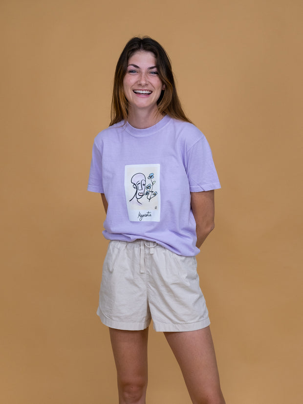 Myosotis solo t-shirt lila
