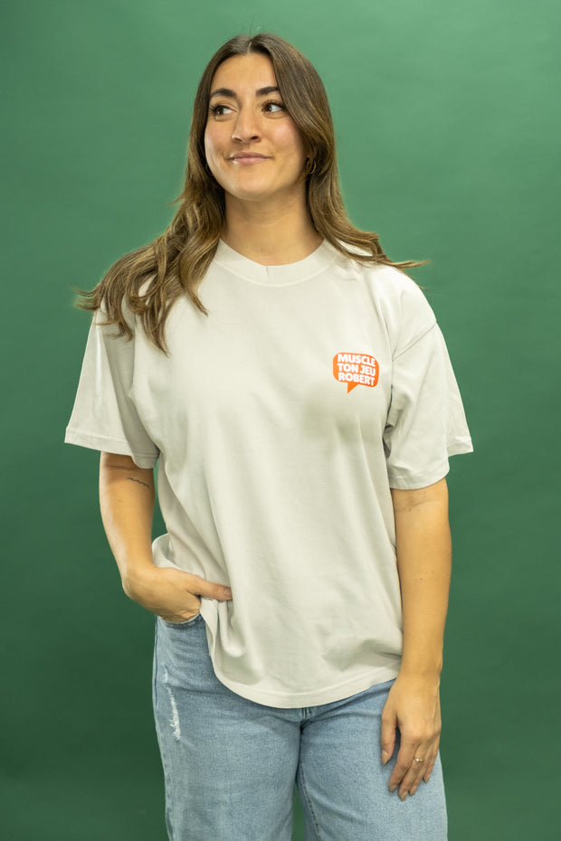 T-Shirt Muscle ton jeu - gris
