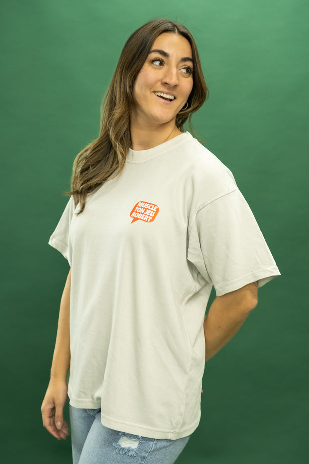 T-Shirt muscle ton jeu gris