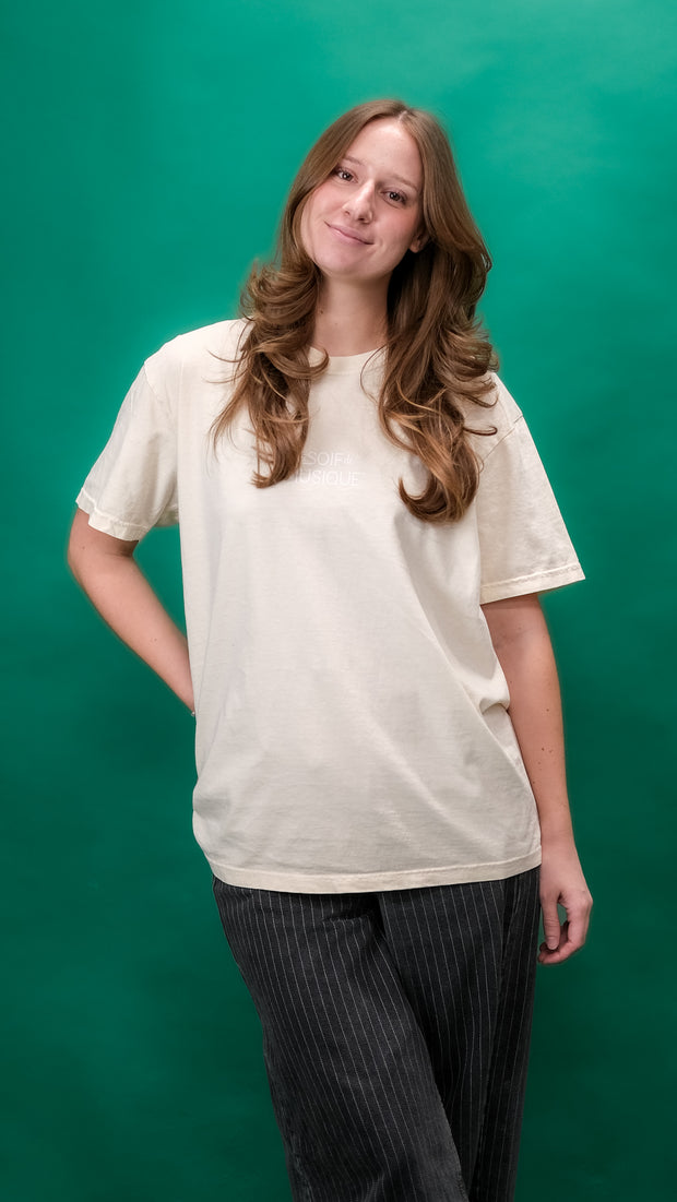 SDM T-shirt crème