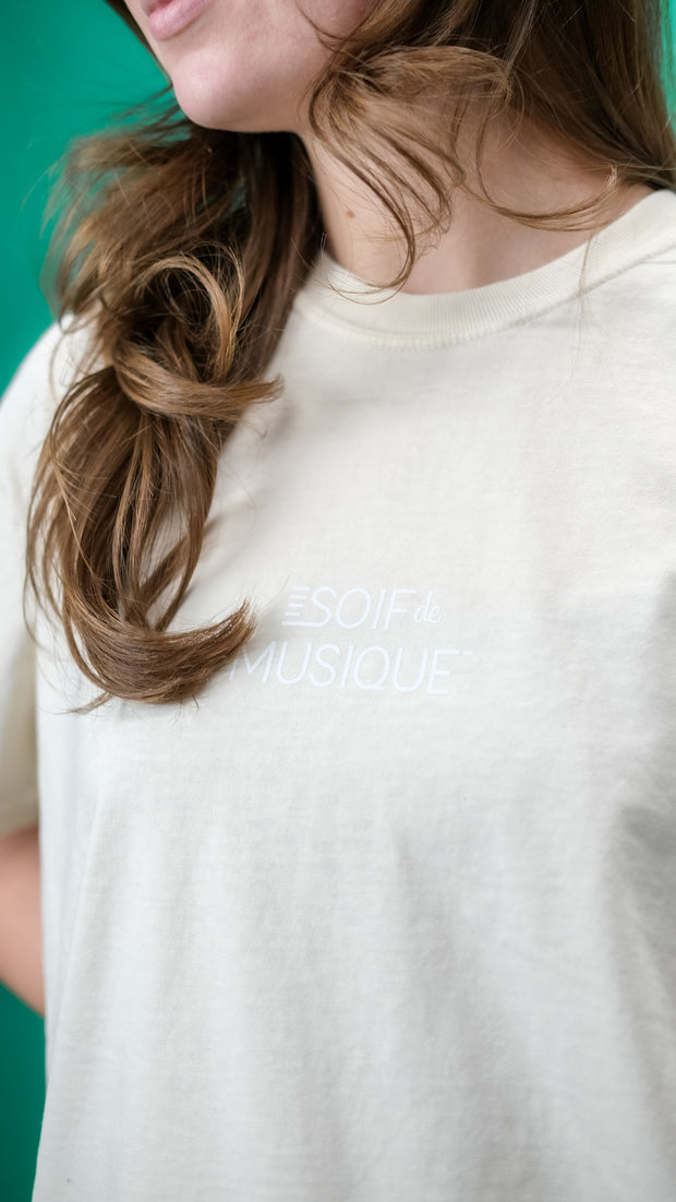 SDM T-shirt crème