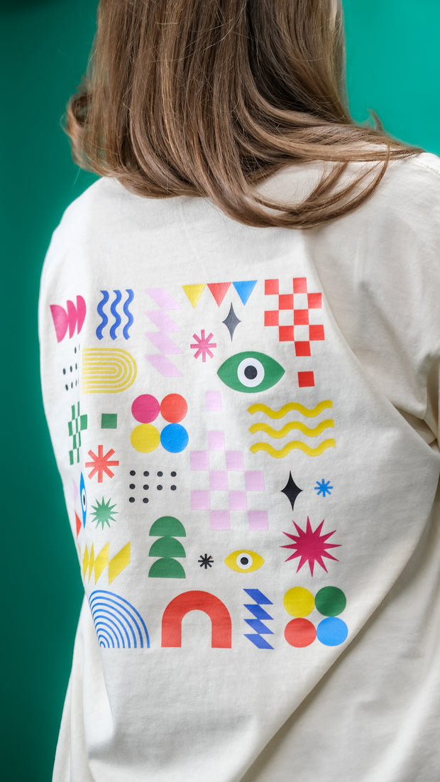 SDM T-shirt crème