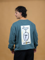 L'ami oiseau crewneck épicéa