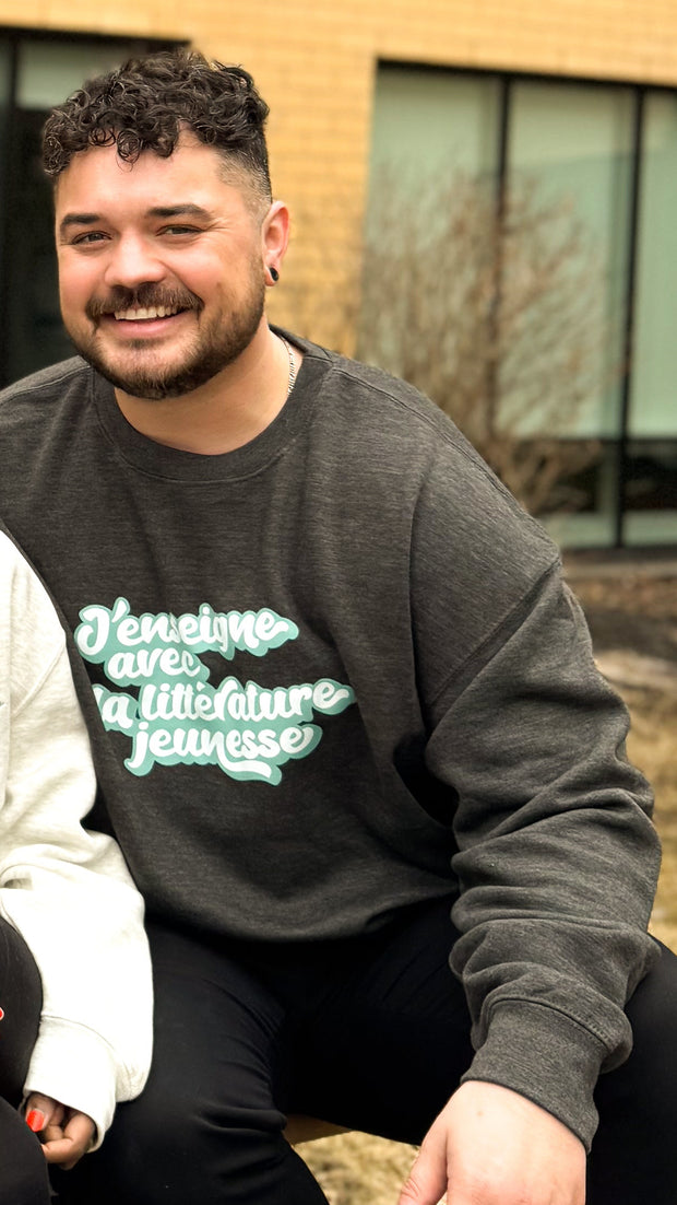 ELJ Crewneck gris cendré - retro