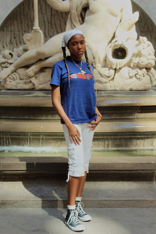 Tshirt Crash & Cash bleu marine