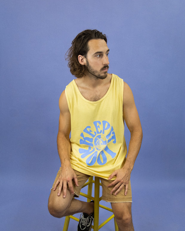Tank top keep it kool jaune