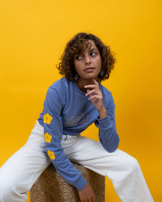 Longlseeve satya bleu