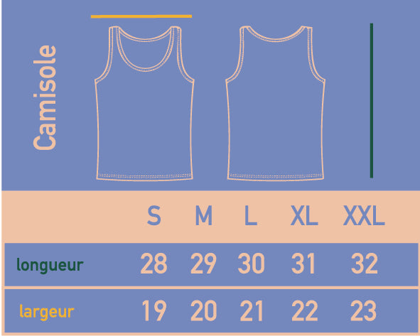 Tank top keep it kool vert